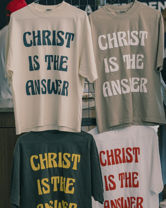 CHRIST IS THE ANSWER T-shirt