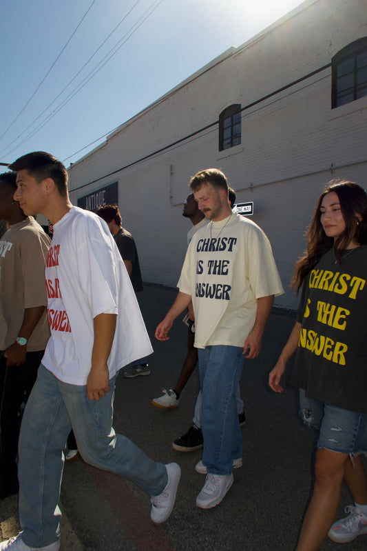 CHRIST IS THE ANSWER T-shirt